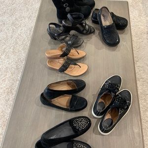 Lot of Aetrex, Vionic, Alegria, and Sofft shoes